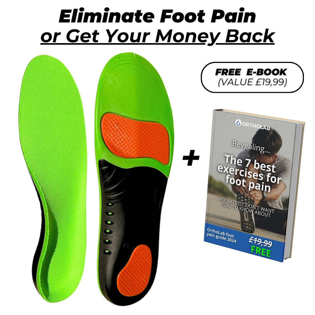 Orthopedic insoles OrthoLight - Arch support - Heel cushioning for plantar fasciitis